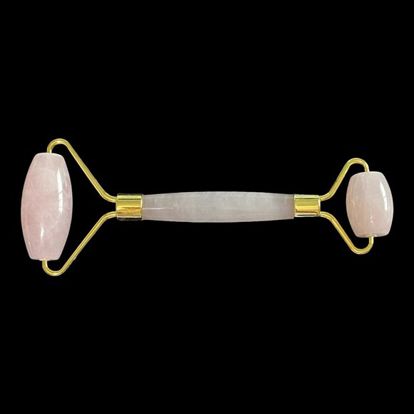 Face Roller Beauty Rose Quartz 5.5” x 2.5” - Picture 3 of 7